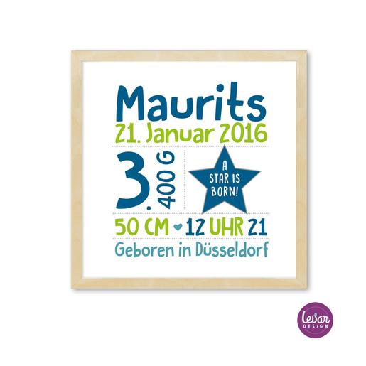 Geburtsanzeige Stern  |  | Artikelnummer: 80638231-1