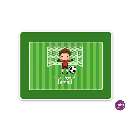 Fußballer Tischset Platzset  | Platzset mit Namen personalisierbar | Artikelnummer: 5786-4867-8772 -4