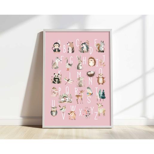 ABC Poster Waldtiere  | Fine Art Kunstdruck  | Artikelnummer: 0178966628 -3