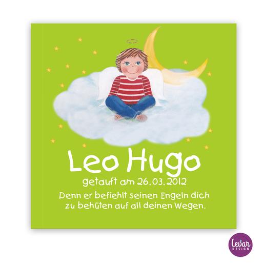 Dein Schutzengel | Schutzengelbild mit Gedicht Felix | Personalisiertes Geschenk zur Geburt oder Taufe für Junge | Artikelnummer: 9102652 -2