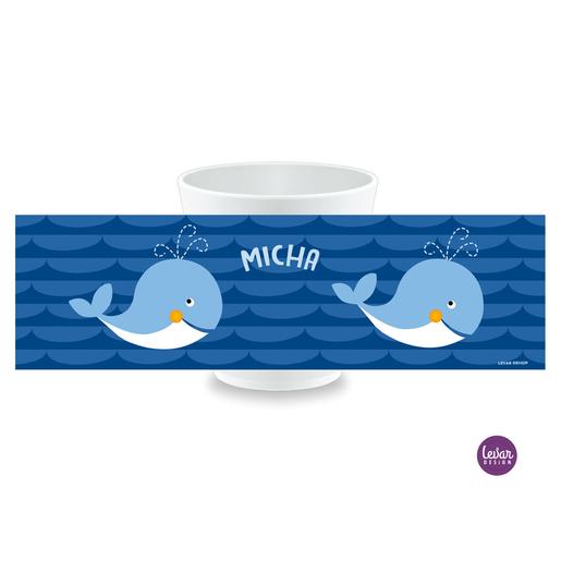 Trinkbecher, Wal  |  | Artikelnummer: kitasswal -1