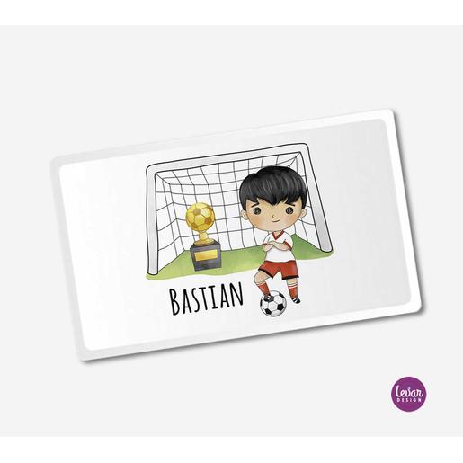 Fußballspieler Frühstücksbrettchen  | Melamin Brettchen BPA frei, hergestellt in Deutschland | Artikelnummer: 62833451 -4