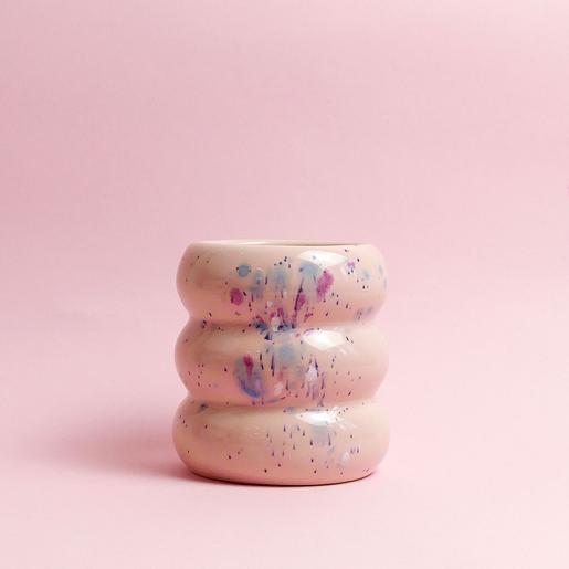 Belly Planter - rosa/hellblau
