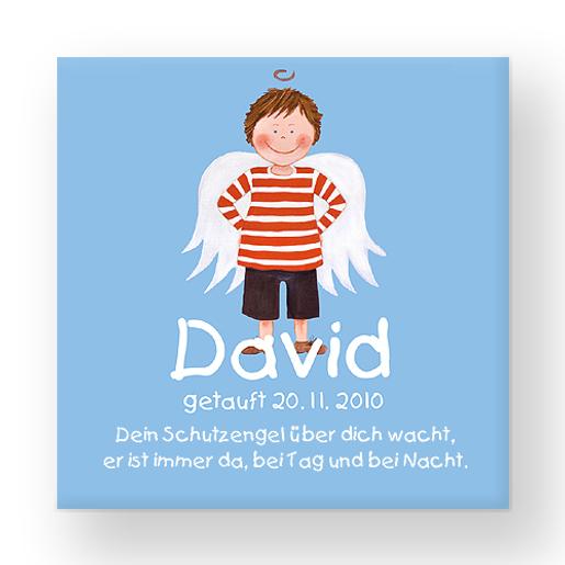 Schutzengelbild Max  | Personalisiertes Geschenk zur Geburt oder Taufe für Junge | Artikelnummer: 30794377 -2