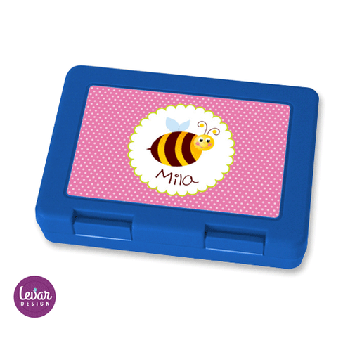 Brotsdose Biene Dots pink |  | Artikelnummer: 101012 Kopie