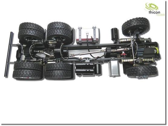 1:14 6x6 Gliederzug-Fahrgestell für Tamiya-Arocs  | Artikelnummer: 4260432972771