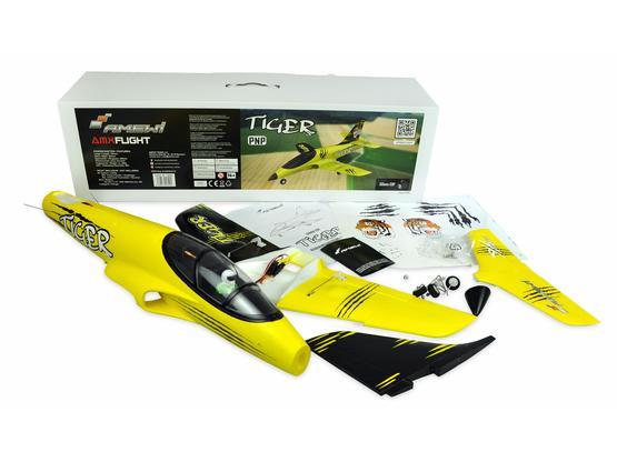 AMXFlight Tiger S Jet 55mm EDF PNP gelb  | Artikelnummer: 24094
