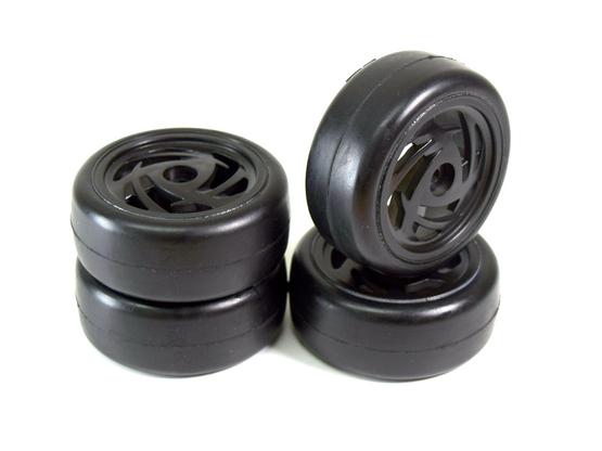 Räderset Onroad "Ronin" Slick schwarz 1:10 (4) | Artikelnummer: 2510017