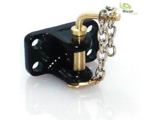1:14 / 1:16 Zugmaul klein schwarz aus Metall | Artikelnummer: 4260432971279