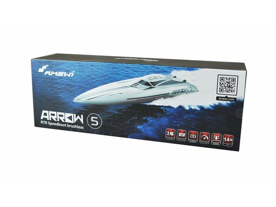 Arrow 5 Mono Speedboot brushless 633mm 2,4GHz RTR  | Artikelnummer: 26088