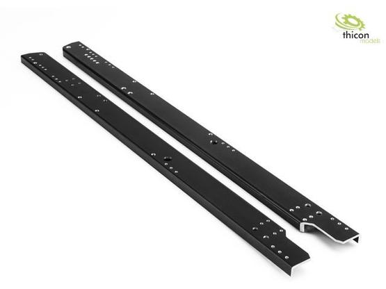 1:14 Rahmenprofil Alu schwarz 350mm | Artikelnummer: 4260432973037