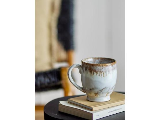 Jatoba Tasse, Grau, Steingut | Artikelnummer: 7010-4370-6613