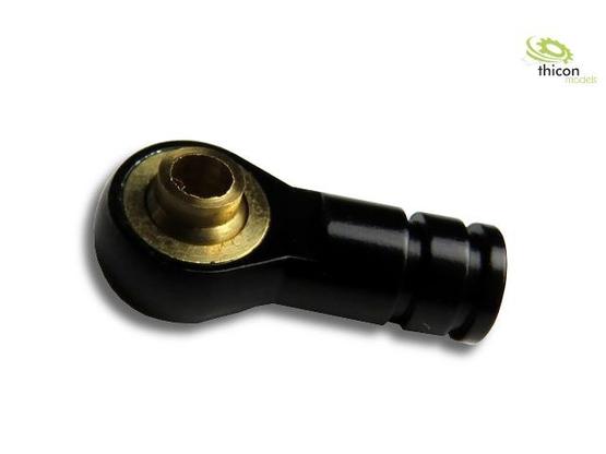 Kugelkopf Alu schwarz groß M3 | Artikelnummer: 4260432971965