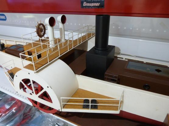 Seitenraddampfer mit 2 Zyl. Dampfmaschine | Artikelnummer: 159