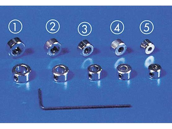 Stellringe 6 mm Innensechskant 5x | Artikelnummer: 50497