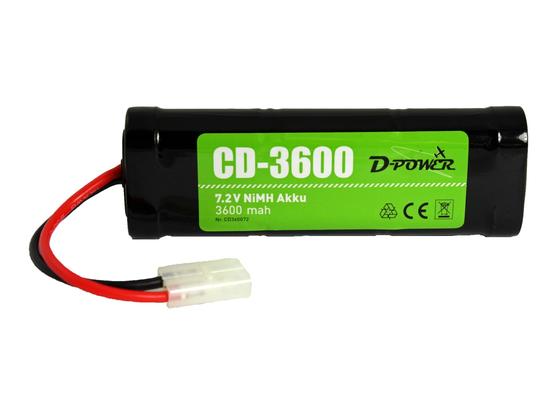 D-Power CD-3600 7.2V NiMH Akku   | Artikelnummer: CD360072 
