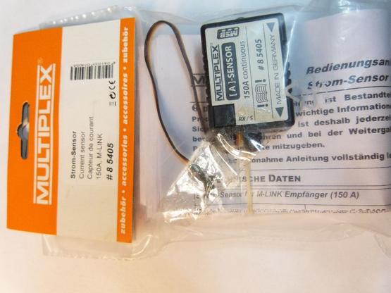  Multiplex Strom-Sensor 150 A für M-LINK Empfänger | Artikelnummer: 85405