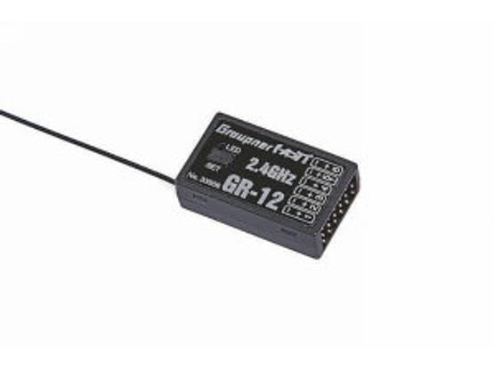 Graupner Empfänger GR-12 HoTT 2.4 GHz 6 Kanal | Artikelnummer: 33506