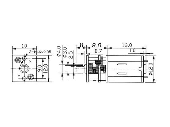 Micro Pile Getriebemotor 300:1 6V | Artikelnummer: 42203