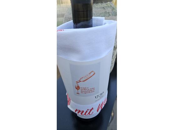 Küchenhandtuch „Mit Wein“ – Stilvoll genießen & praktisch im Alltag | Artikelnummer: 6234-8770-1719