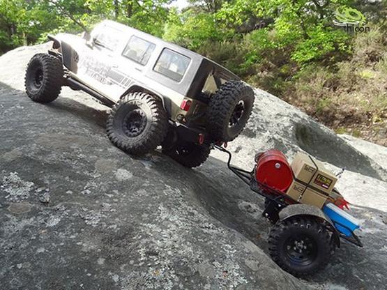 1:10 Anhänger Crawler V2 aus Metall. Neu mit 4 Kugellagern | Artikelnummer: 4260432970302