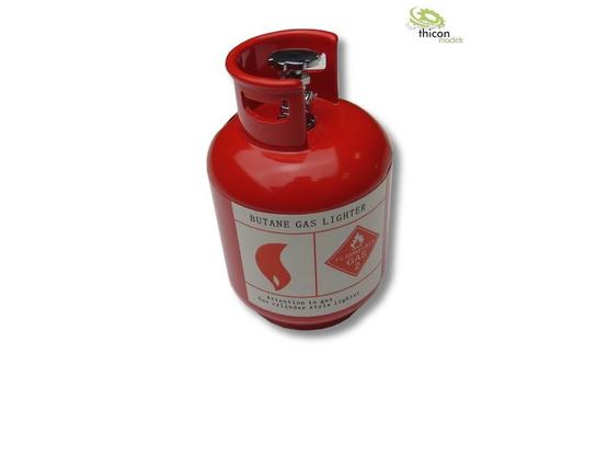 Propangasflasche 1:10 / 1:14 aus Metall rot | Artikelnummer: 4260432970456