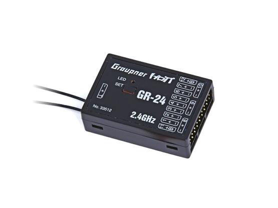 Graupner GR-24 HoTT - 2.4 GHz Empfänger 12 Kanäle | Artikelnummer: 33512