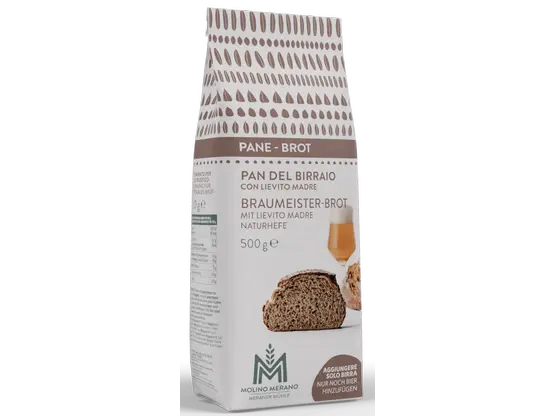 Braumeister-Brot Backmischung 500 g – Meraner Mühle | Artikelnummer: 8412-1383-7776