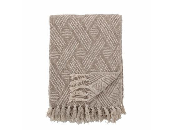 Ghina Decke, Natur, Recycelte Baumwolle | Artikelnummer: 8462-8770-6236