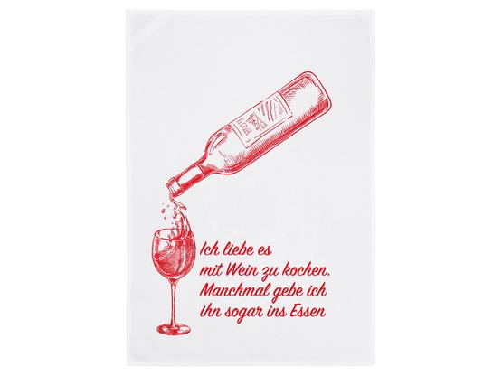 Küchenhandtuch „Mit Wein“ – Stilvoll genießen & praktisch im Alltag | Artikelnummer: 6234-8770-1719