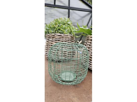 Windlicht salbei 19x19 cm  | Artikelnummer: 3818-0331-4805
