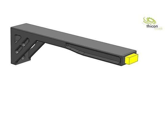 1:14/1:16 Begrenzungsleuchten LED gelb mit Halter 2Stück | Artikelnummer: 4260432971866