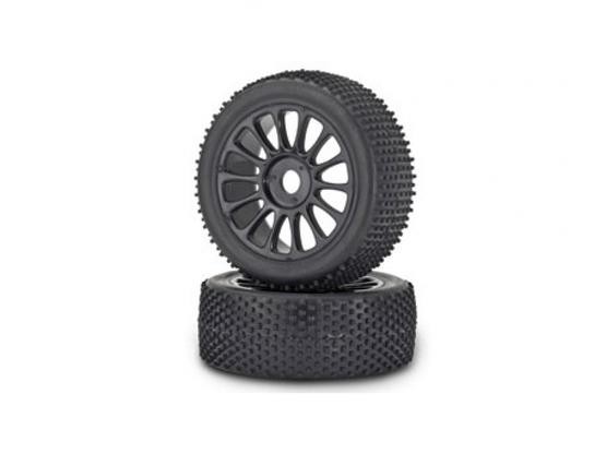 1:8 Reif.-/Felgen-Set Buggy schw. 2 St. | Artikelnummer: 500900075.