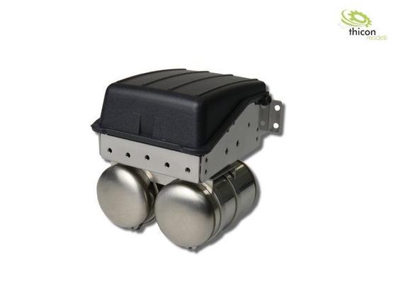 1:14 Batteriekasten schmal aus V2A für Tamiya LKW | Artikelnummer: 4260432972894