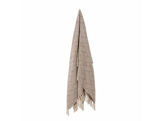 Ghina Decke, Natur, Recycelte Baumwolle | Artikelnummer: 8462-8770-6236