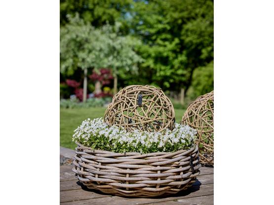 A2 Living Rattan Pflanzkorb – Natürliche Eleganz für dein Zuhause Ø50 cm | Artikelnummer: 4838-4173-0836