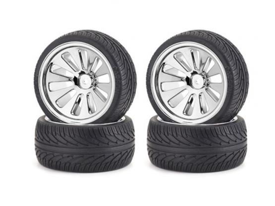 1:10 Reif.-/Felgen Set Buggy On-R. 4 St. | Artikelnummer: 500105200