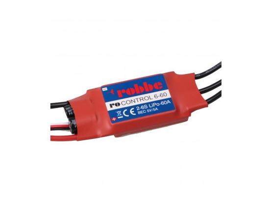 RO-CONTROL 6-60 2-6S -60(80)A BRUSHLESS REGLER 5V/5A SCHALT-BEC | Artikelnummer: 8711