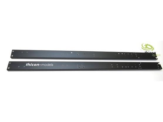 1:14 Rahmenprofile schwarz (R+L) für thicon 4x4 LKW 390mm thicon-models | Artikelnummer: 10011
