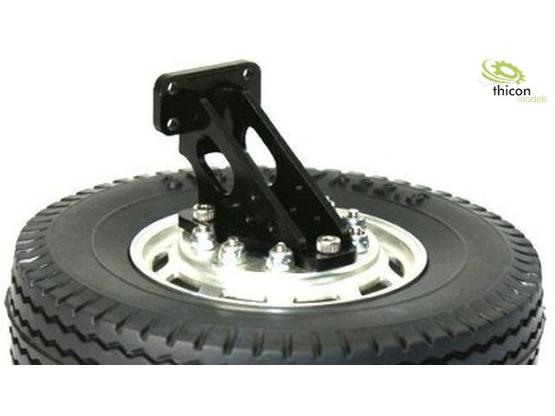 1:14 Reserveradhalter Alu schwarz für Alufelgen | Artikelnummer: 4260432971521