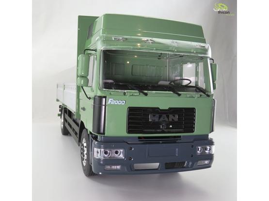 1:14 MAN F2000 2-Achs-Gliederzugmasch. mit Pritsche JXModel  | Artikelnummer: 52000 
