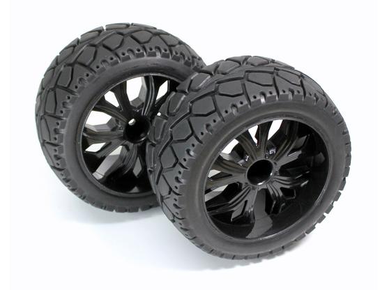1:10 Buggy/Truggy Räderset "Onroad" schwarz (2) | Artikelnummer: 2500014