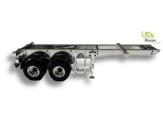 1:14 Auflieger 2-Achs für Wechselcontainer aus Alu  | Artikelnummer: 55002