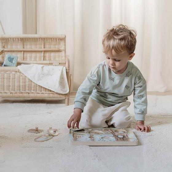 Little Dutch Sound-Greif-Puzzle Holz Forest Friends