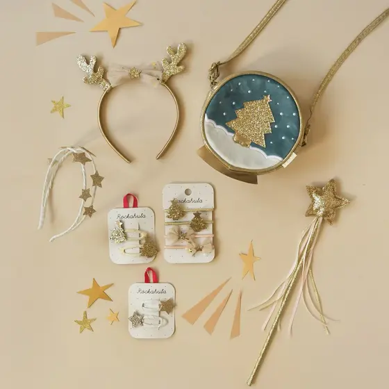 Rockahula Kids Magical Golden Star Star Zauberstab Gold Glitter