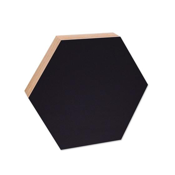 Magnetboard Hexagon 52,5cm und Kreidetafel