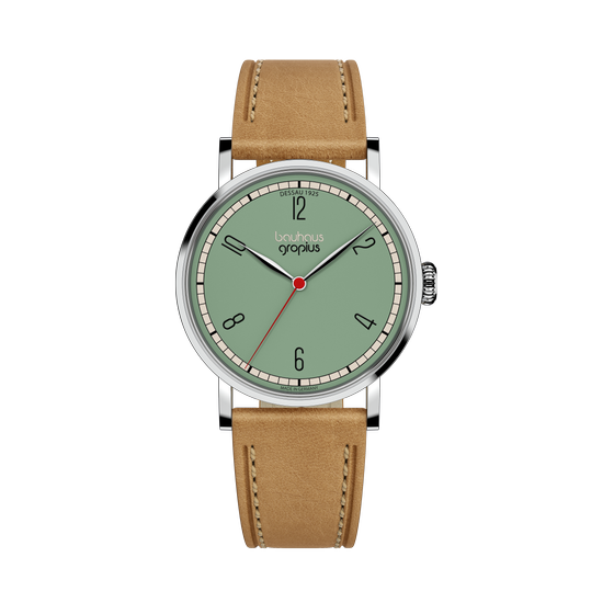 Walter Gropius Armbanduhr Damen Dessau Graublau