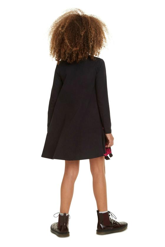 Kleid "Papaya" mit Glitzer und aufgenähten Rüschen