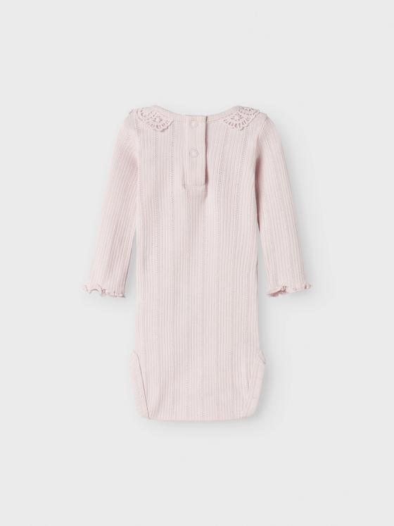 Name It Body Langarm Rundhalskragen Light Lilac