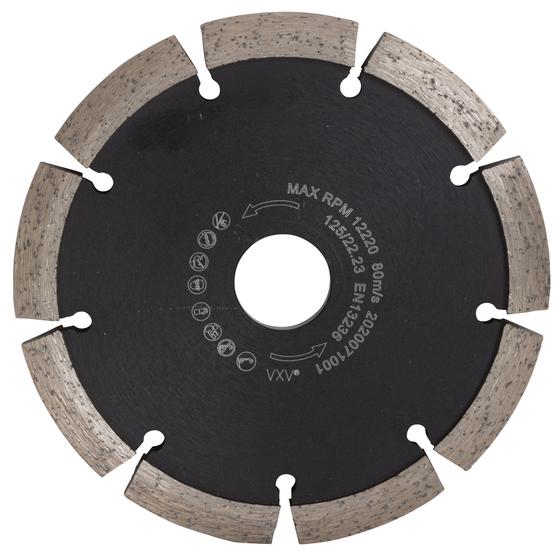 Diamant Rissefräser <br> Ø 125 mm <br> Profi Qualität <br> Beton, Universal
